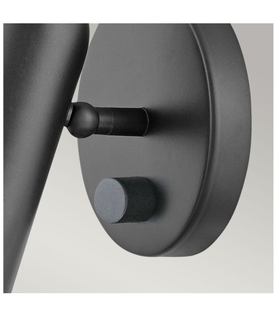 Lampe de lecture Dax Acier Noir