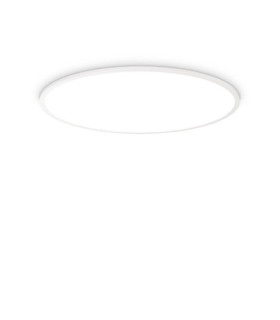 Plafoniera LED FLY Metallo, plastica, alluminio Bianco Opaco