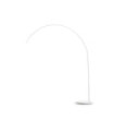 Dorsale Arched Floor Lamp White Metal