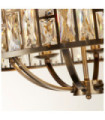Suspension Bijou Acier doux,verre Laiton Antique