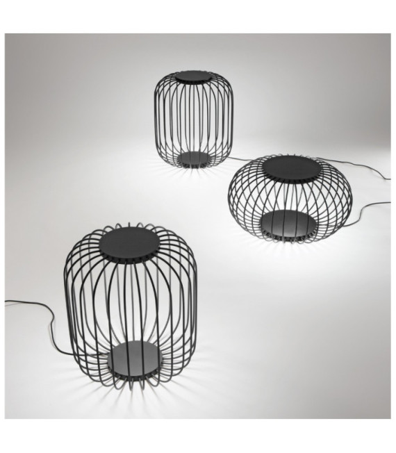 Lampe de table extérieur DJAMBE Métal Noir