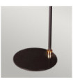 Lampadaire Balance Abat jour en acier Noir