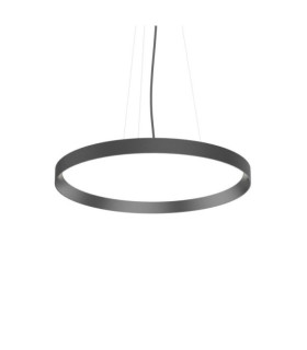 Lampada a sospensione FLY LED Vetro, Metallo Nero opaco