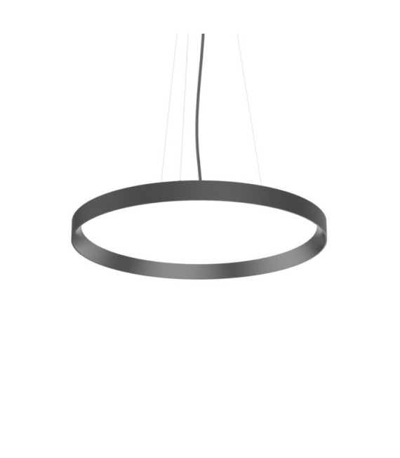 FLY LED-Pendelleuchte Glas, Metall Mattschwarz