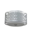 Suspension Ziggy Verre,Acier Argent Laqué