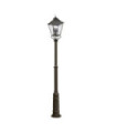 Lampadaire extérieur Galena Verre ensemencé,acier inoxydable,fonte d'aluminium Martre