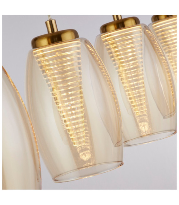 Suspension Cyclone Acier doux,verre,acrylique Bronze