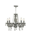 Suspension Marie Acier doux,verre,acrylique Gris