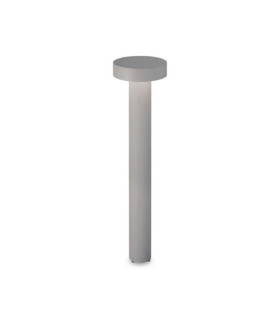 Tesla garden bollard Metal, Gray Aluminum