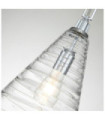 Feiss pendant light Aluminium, Steel, Glass Polished chrome