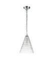 Suspension Feiss Aluminium,Acier,Verre Chrome poli