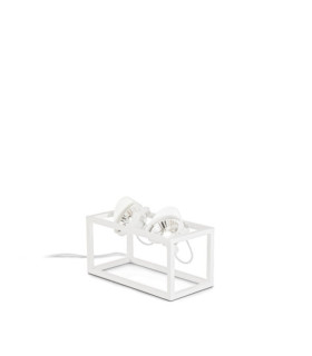 Lampadaire portable AUDIO Métal Blanc
