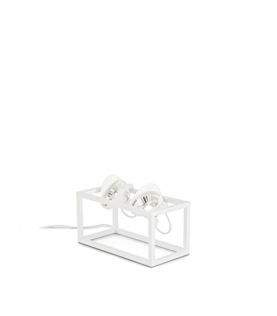 Lampadaire portable AUDIO Métal Blanc