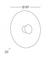 LUNA Wall Light 1 light - 4