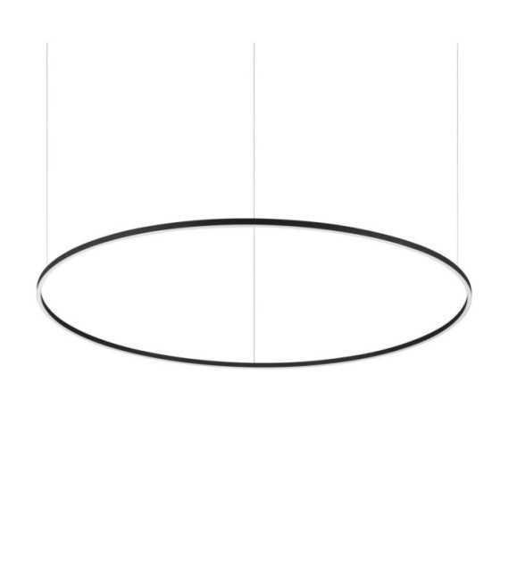 ORACLE LED pendant light Metal, plastic, aluminum Black