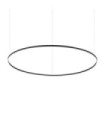 Suspension LED ORACLE Métal,plastique,aluminium Noir