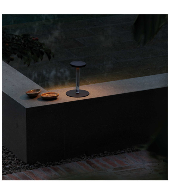 Lampe de table extérieur Toki Plastique Noir