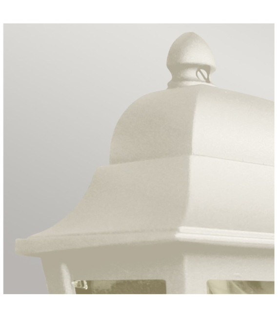 Lampada da parete per esterni Deco Policarbonato trasparente, alluminio Crema