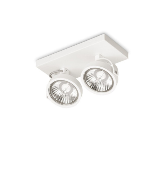 KONIG Spotlight Metall, weißer Kunststoff