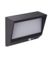 Applique murale Solar Aluminium,polycarbonate Noir mat