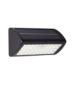 Solar wall light ABS, Polycarbonate Satin black