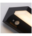 Applique murale Solar Aluminium,polycarbonate Noir mat