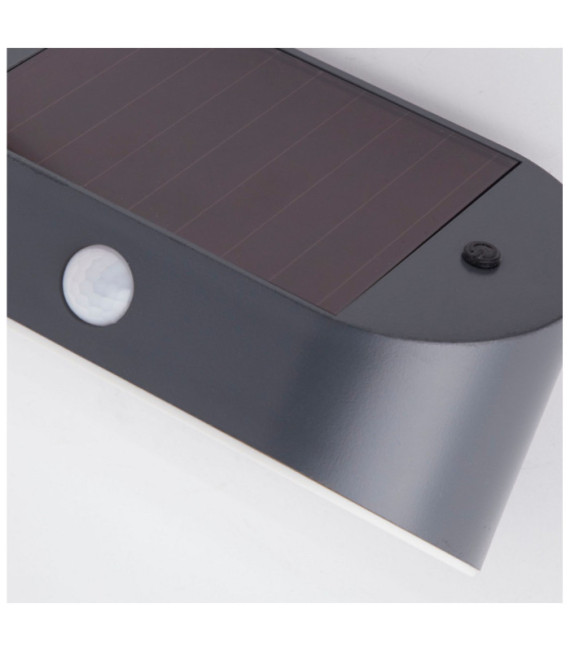 Applique murale Solar ABS,Polycarbonate Gris Mat