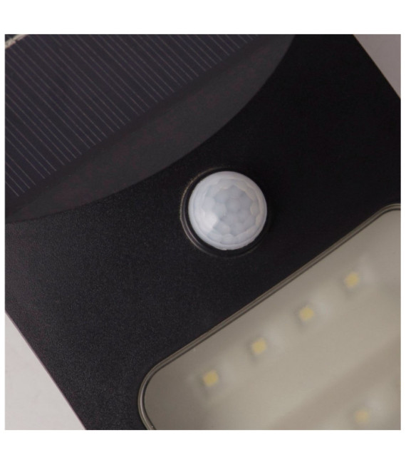 Applique murale Solar ABS,Polycarbonate Noir mat