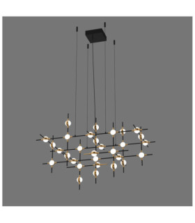 Suspension LED Provenza Noir,Or