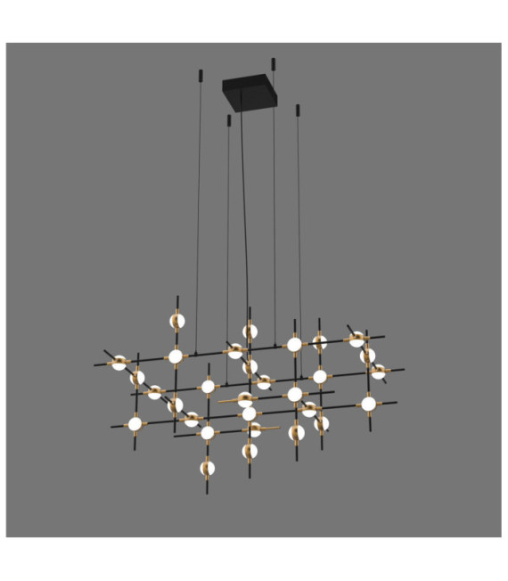 Suspension LED Provenza Noir,Or