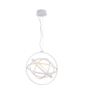 Tryton pendant light Metal alloy, aluminum White