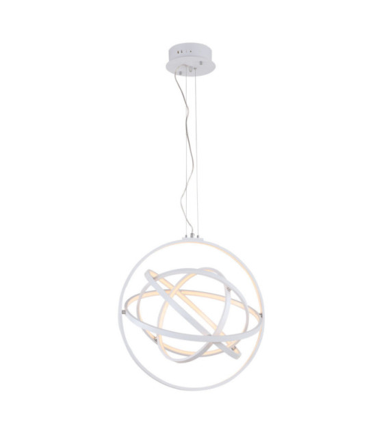 Tryton pendant light Metal alloy, aluminum White