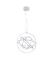 Tryton pendant light Metal alloy, aluminum White