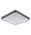 Giacinto LED ceiling light Acrylic, Aluminum Black