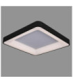 Plafonnier LED Giacinto Acrylique,Aluminium Noir