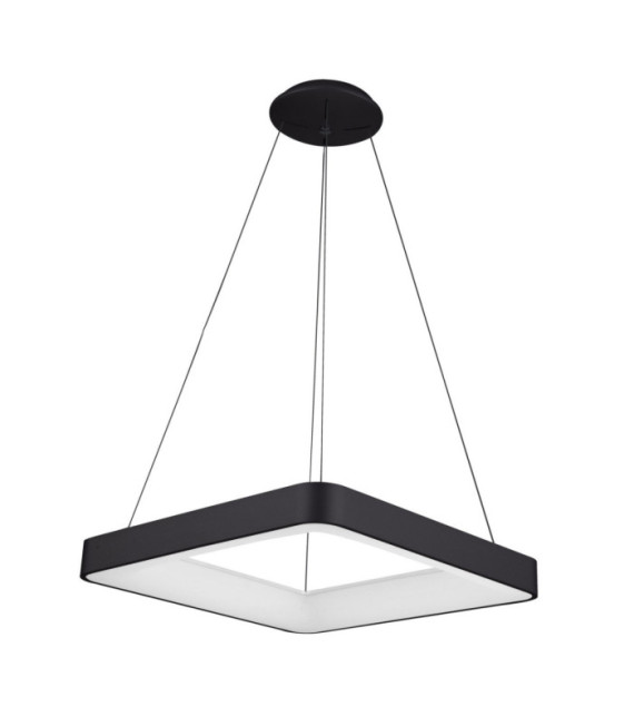 Lampada a sospensione Giacinto LED Acrilico, Alluminio nero