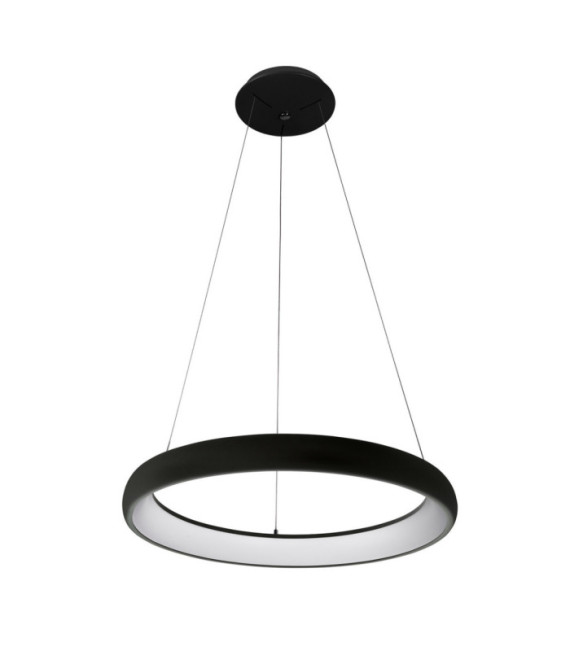 Alessia LED-Pendelleuchte Acryl, Metalllegierung Schwarz