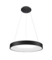 Giulia LED pendant light Acrylic, Black aluminum