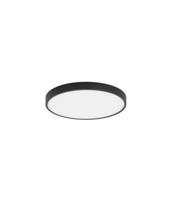 Plafonnier Riberio Plastique,Aluminium Noir