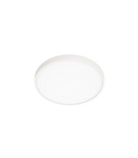 Plafonnier Riberio Plastique,Aluminium Blanc
