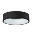 Chiara Ceiling Light Acrylic, Black Aluminum