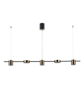 Lampada a sospensione Remdal Plastica, acciaio, alluminio Ottone