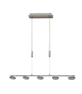 Lámpara colgante LED Marley Aleación de metal Cromo