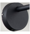 Selma outdoor floodlight Glass, stainless steel, die-cast aluminum Black