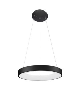 Giulia lámpara colgante LED Acrílico, Aluminio negro