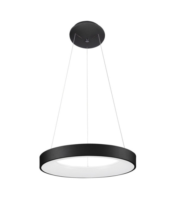 Giulia lámpara colgante LED Acrílico, Aluminio negro