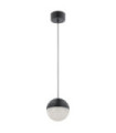 Kichler pendant light Iron, acrylic with zirconia chip, aluminum Matte black