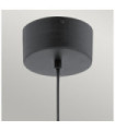 Kichler pendant light Iron, acrylic with zirconia chip, aluminum Matte black