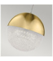 Suspension Kichler Fer,acrylique avec puce de zircone,aluminium L'or champenois