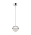 Suspension Kichler Fer,acrylique avec puce de zircone,aluminium Chrome poli